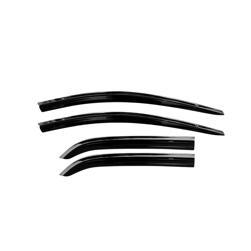 Kia Picanto Window Door Visor – Air Press Mugen Style Chrome (Set of 4) | New Heera Auto
