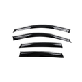 Toyota Vitz 2015 Shape Window Door Visor – Air Press Mugen Style Chrome (Set of 4) | New Heera Auto