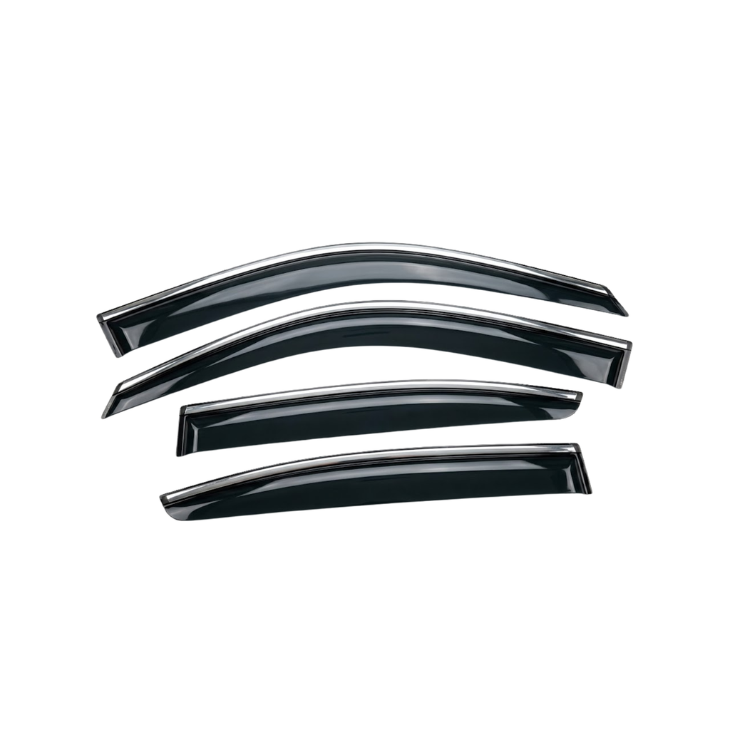 Changan Alsvin Window Door Visor – Air Press Mugen Style Chrome (Set of 4) | New Heera Auto