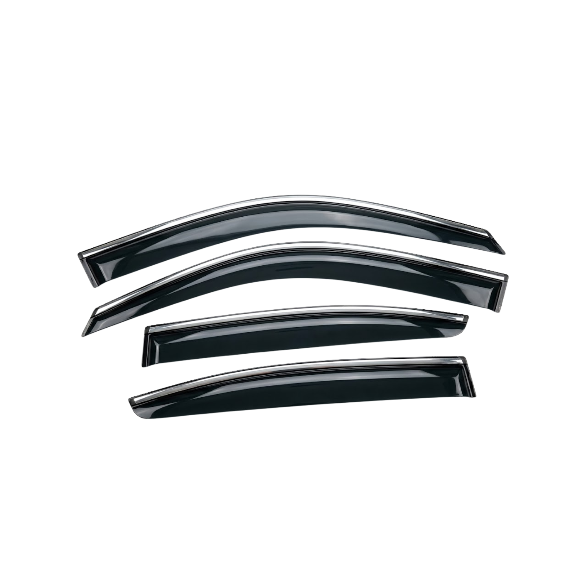Changan Alsvin Window Door Visor – Air Press Mugen Style Chrome (Set of 4) | New Heera Auto
