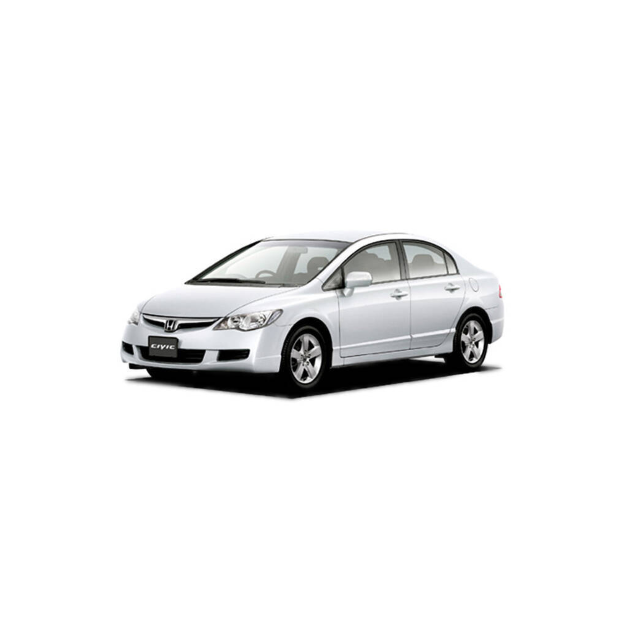 Honda Civic 2007 Reborn Shape Window Door Visor – Air Press Mugen Style Chrome (Set of 4) | New Heera Auto