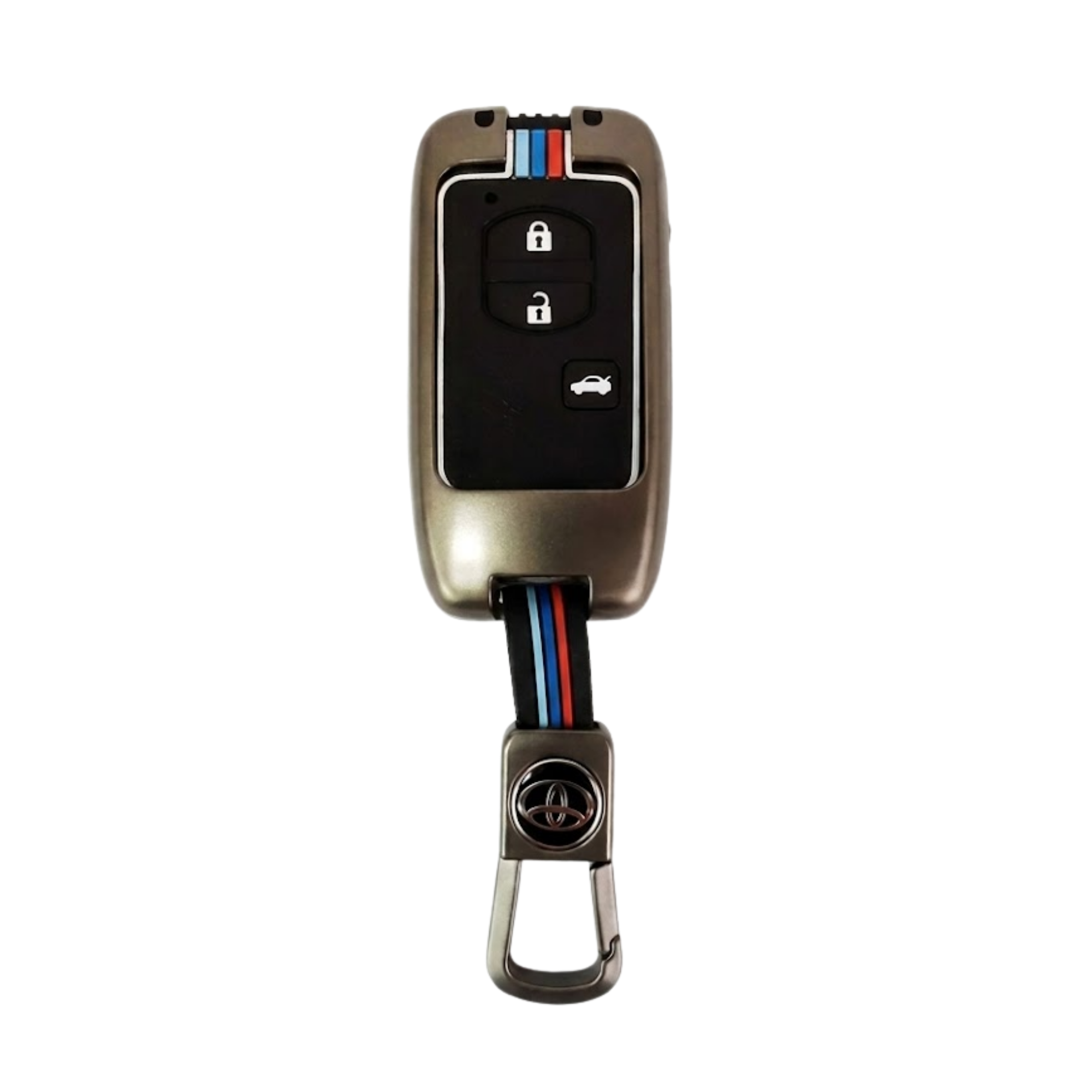 Toyota Prado Premium Zinc Alloy Metal Key Cover | Premium Quality by New Heera Auto