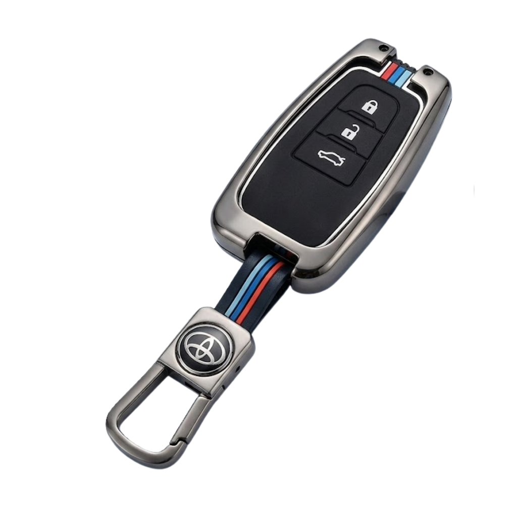 Toyota Fortuner Premium Zinc Alloy Metal Key Cover | Premium Quality by New Heera Auto