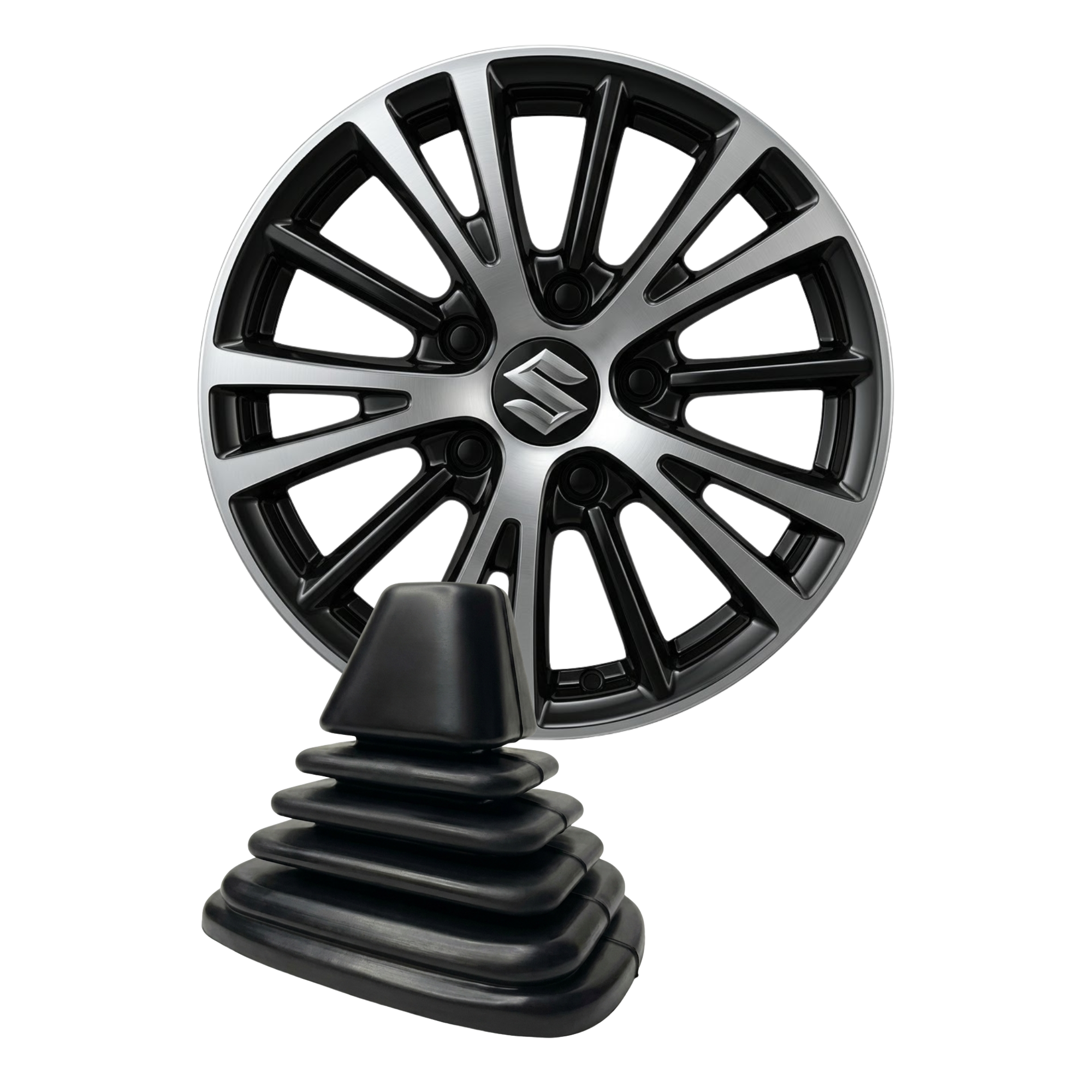 Suzuki Cultus | Gear Boot + 13 inch Wheel Cover | 2 in 1 Bachat Package by New Heera Auto