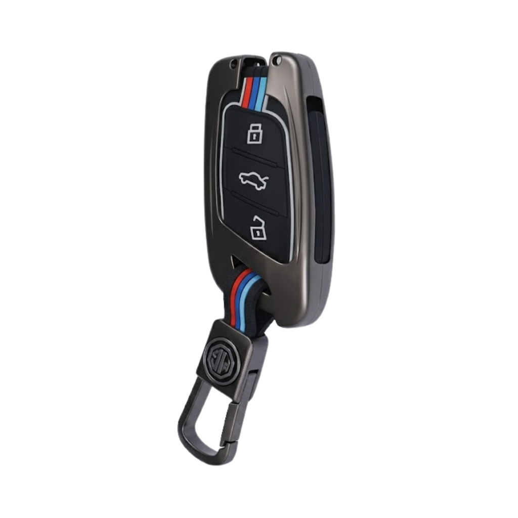 MG series (HS, ZS, ZS EV, etc.) Zinc Alloy Metal Key Cover | Premium Quality by New Heera Auto
