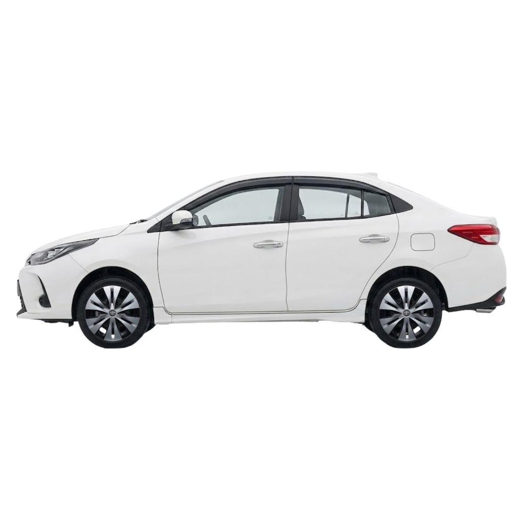 Toyota Yaris (15 inch) Wheel Cover Dual-tone New Design | Premium Quality by New Heera Auto