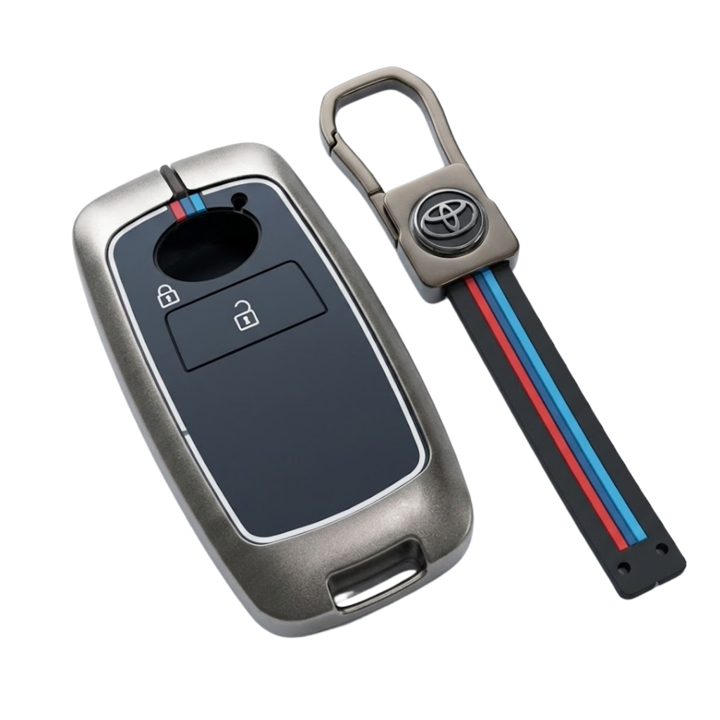 Toyota Raize Premium Zinc Alloy Metal Key Cover | Premium Quality by New Heera Auto