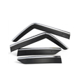 Suzuki Swift 2022 Shape (New) Window Door Visor – Air Press Mugen Style Chrome (Set of 4) | New Heera Auto