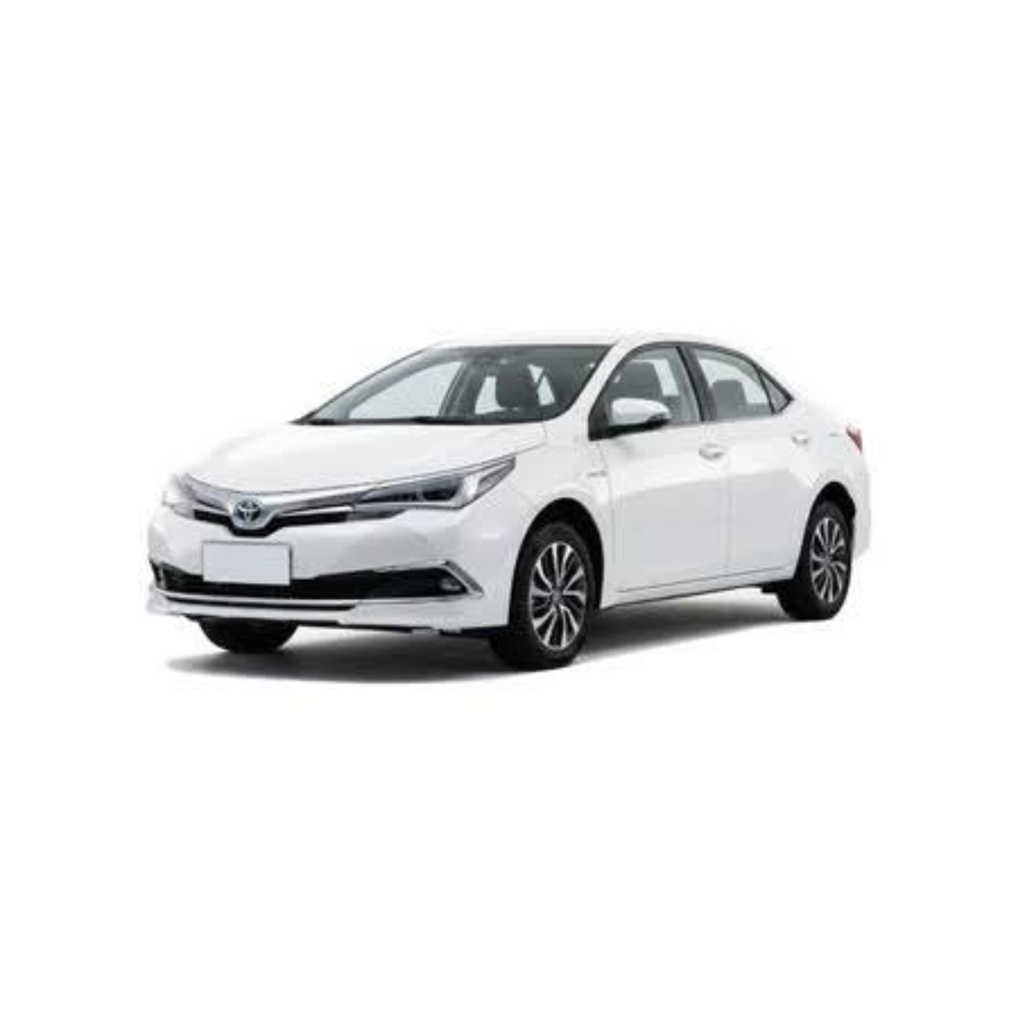 Toyota Corolla 2015 Shape Window Door Visor – Air Press Mugen Style Chrome (Set of 4) | New Heera Auto