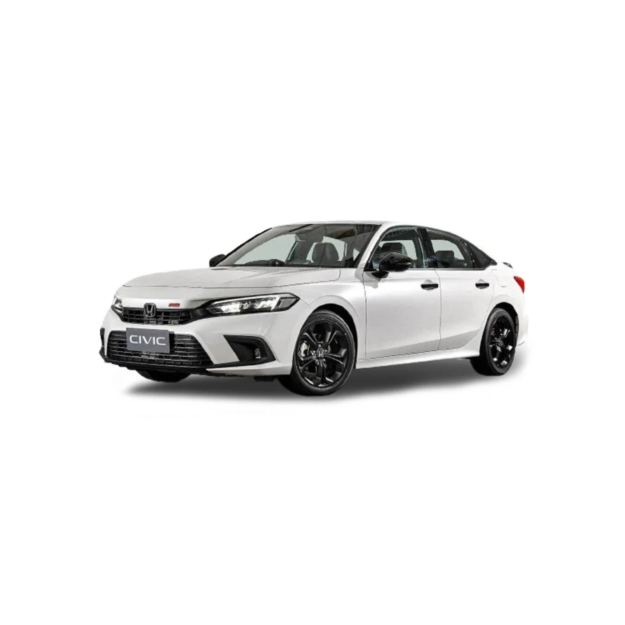 Honda Civic 2022 Shape (New) Window Door Visor – Air Press Mugen Style Chrome (Set of 4) | New Heera Auto