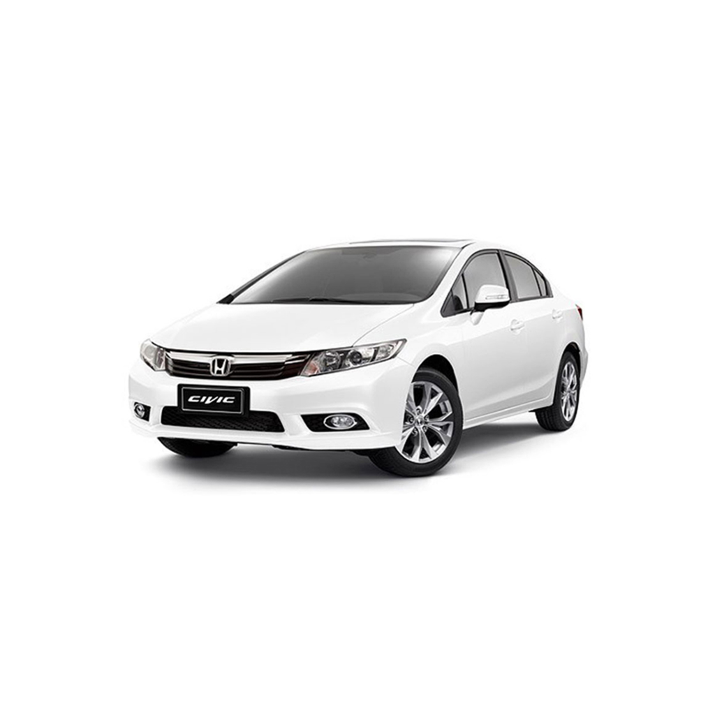 Honda Civic 2012 Shape Window Door Visor – Air Press Mugen Style Chrome (Set of 4) | New Heera Auto